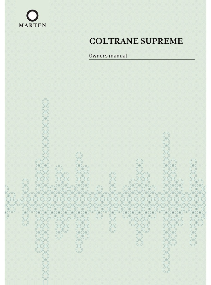 Marten Coltrane Supreme owner's manual