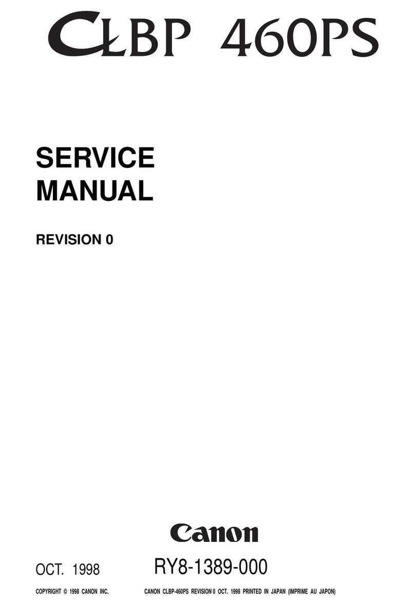Canon CLBR 460ps User manual
