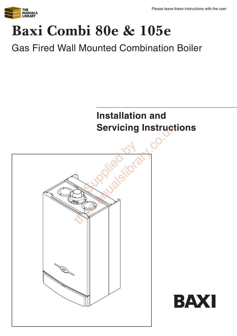 Baxi Combi 80e User guide Baxi Combi 80e User guide