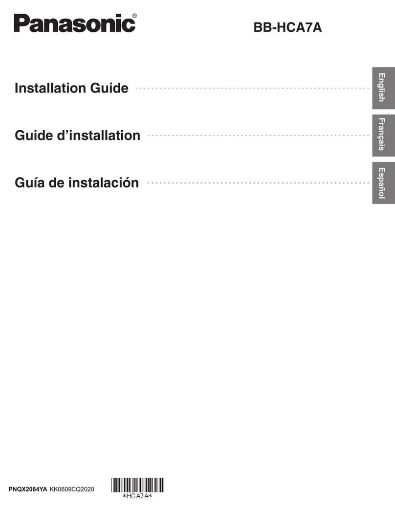 Panasonic BB-HCA7A installation guide