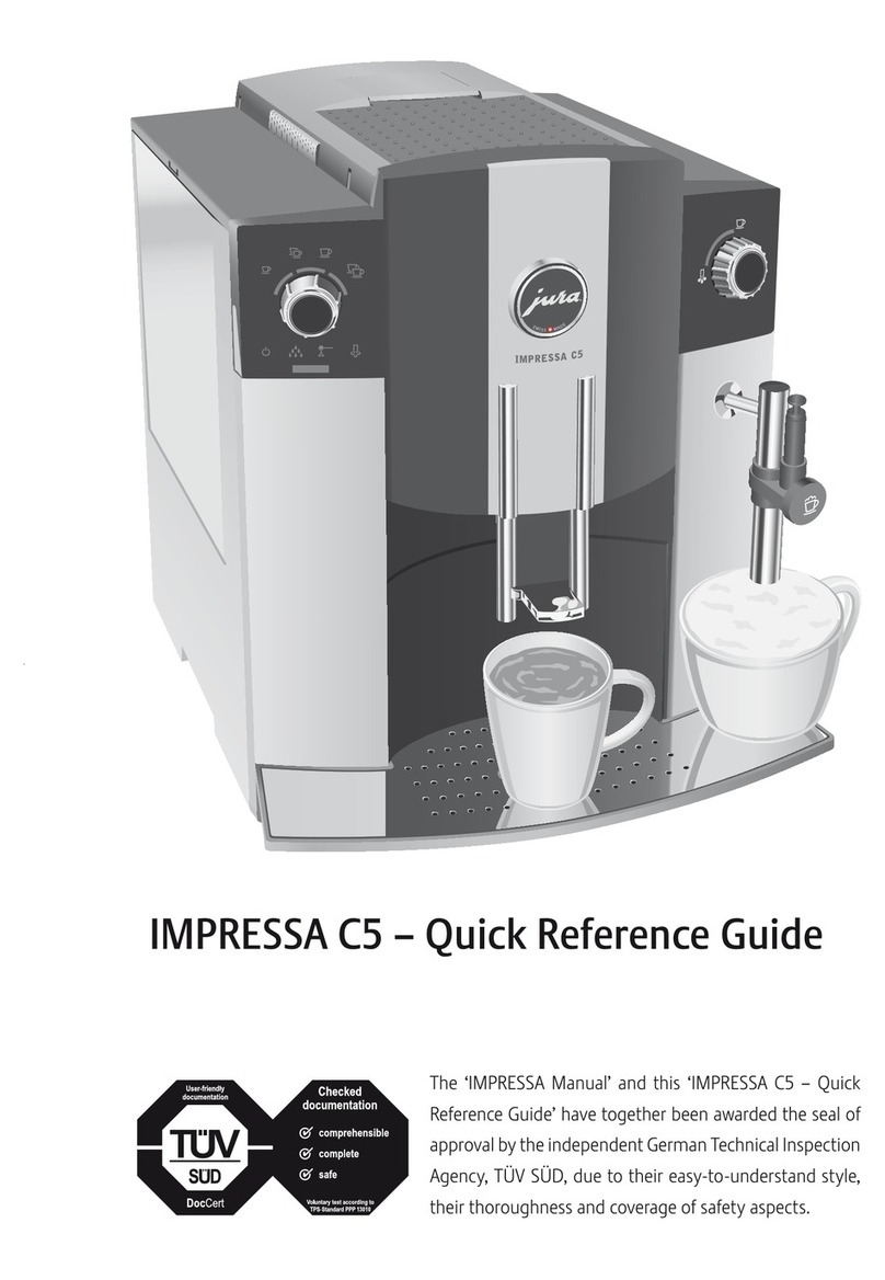 Jura IMPRESSA C5 User manual