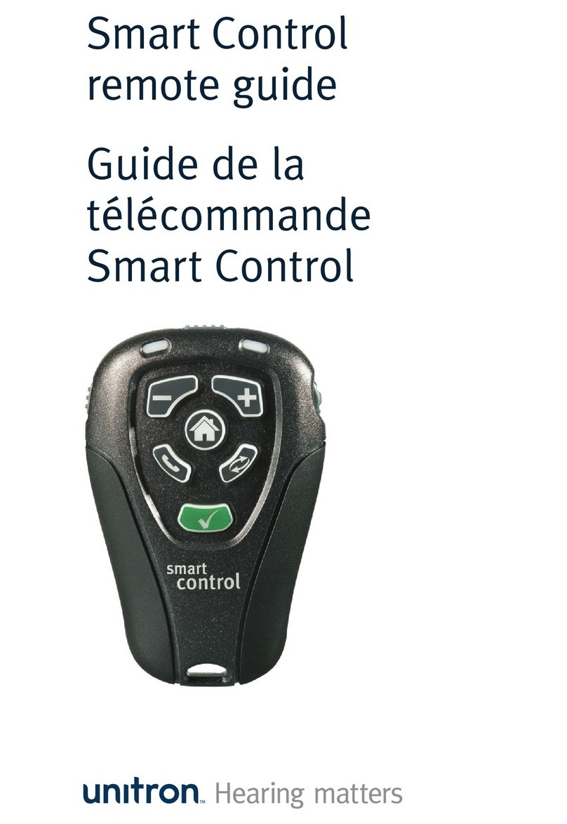 Unitron Smart Control remote User manual