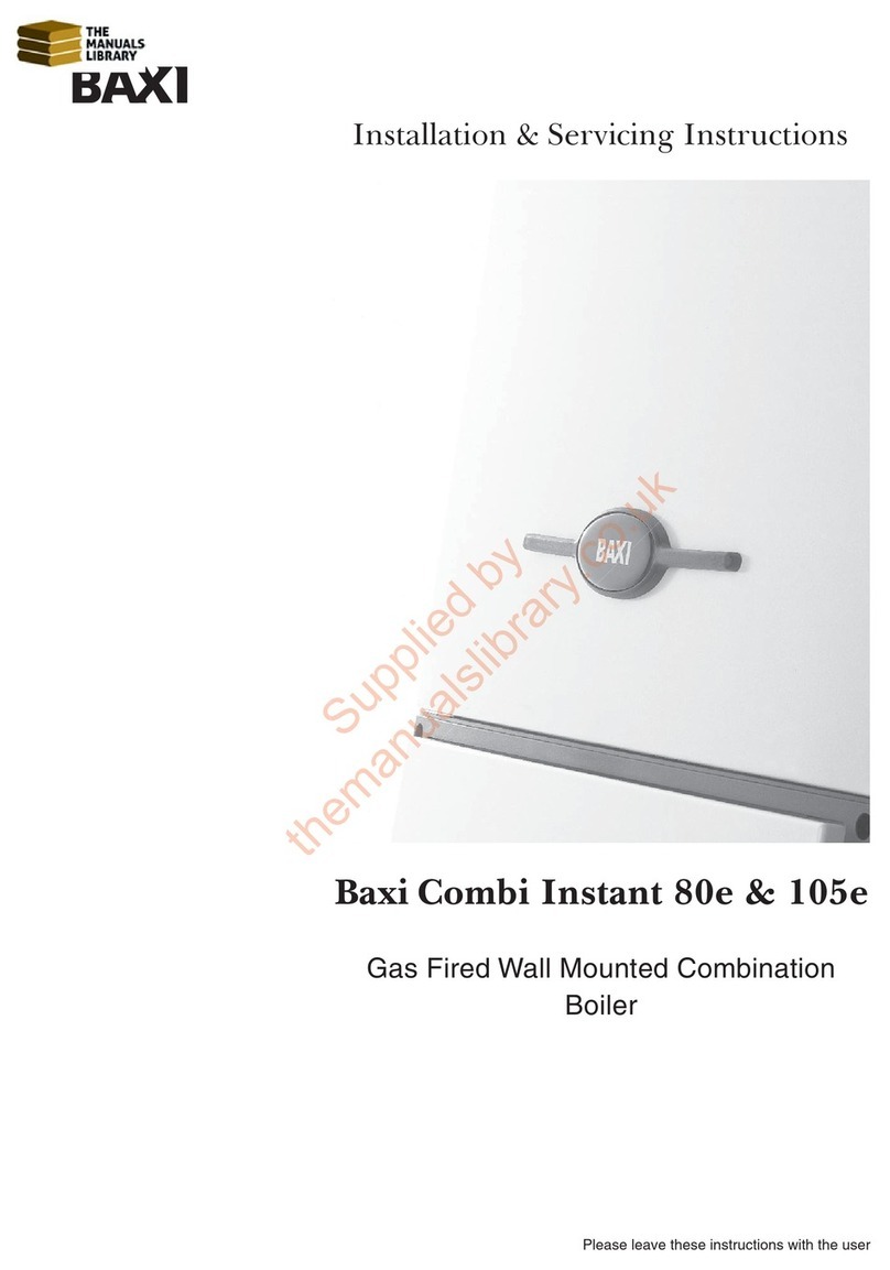Baxi Combi 80e Release note Baxi Combi 80e Release note