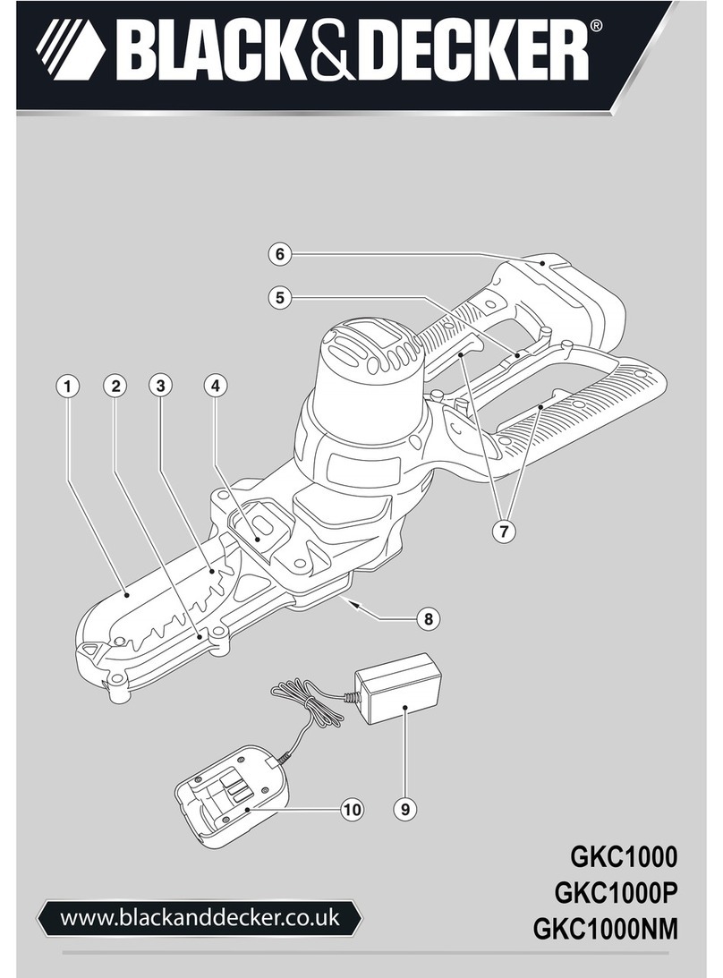 Black & Decker Alligator GKC1000 User manual