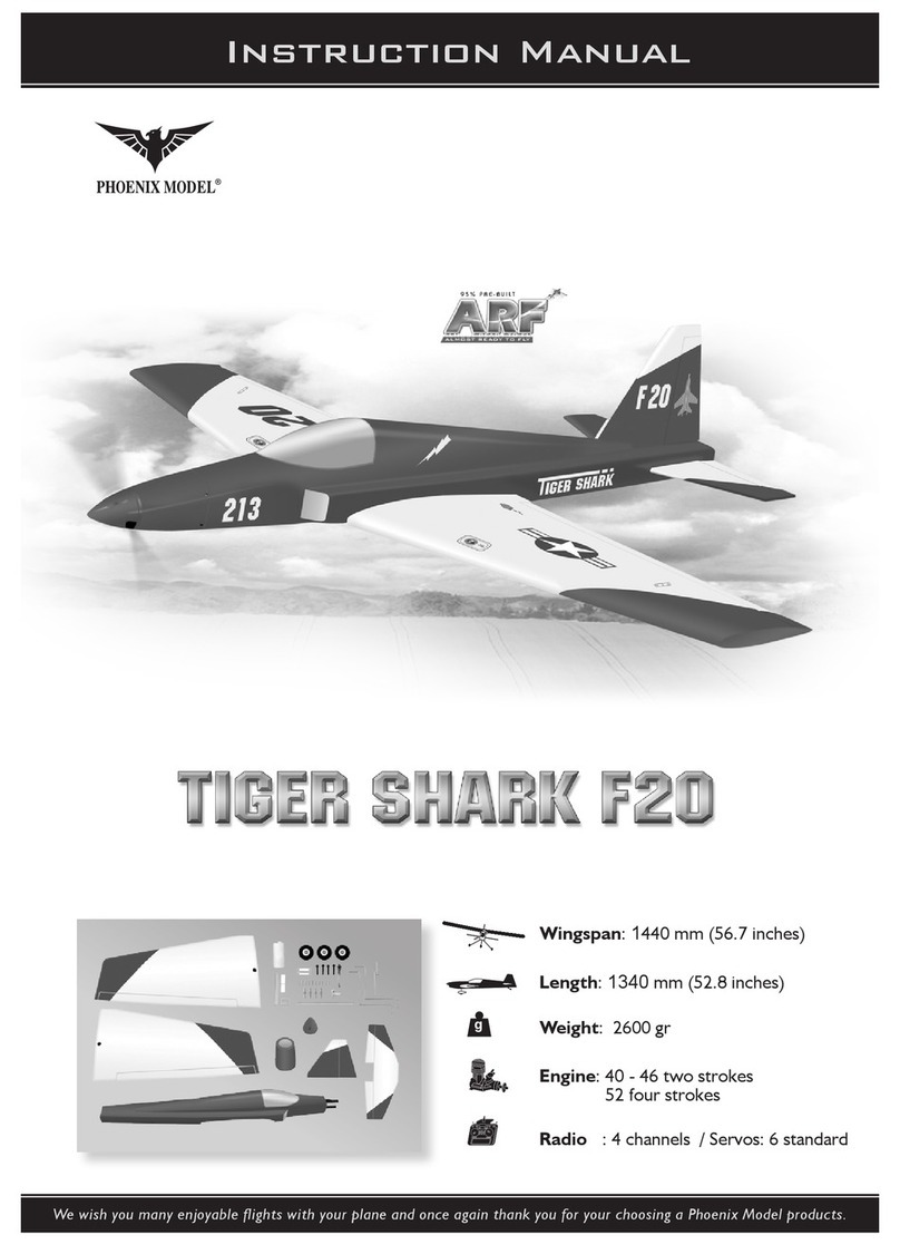 Phoenix Model Tiger Shark F20 instruction manual