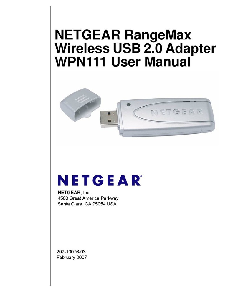 NETGEAR RANGEMAX WPN111 user manual