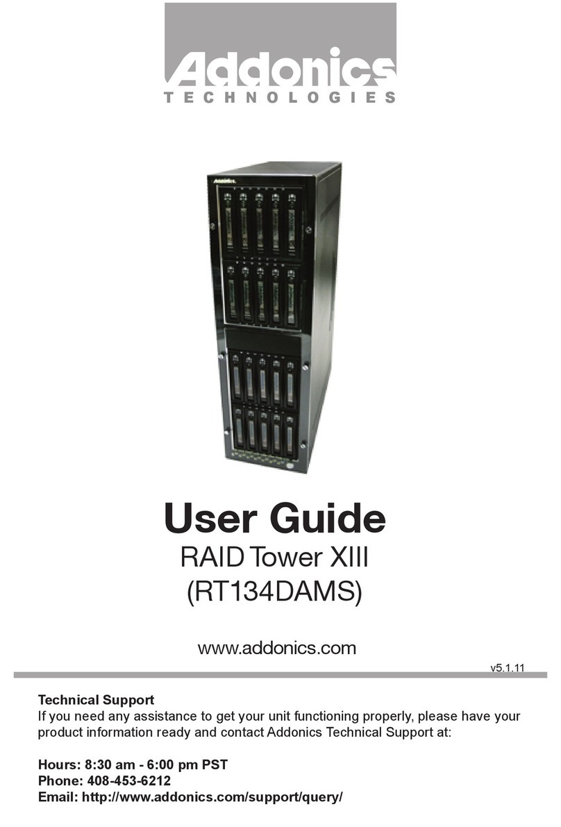 Addonics Technologies RT134DAMS user guide