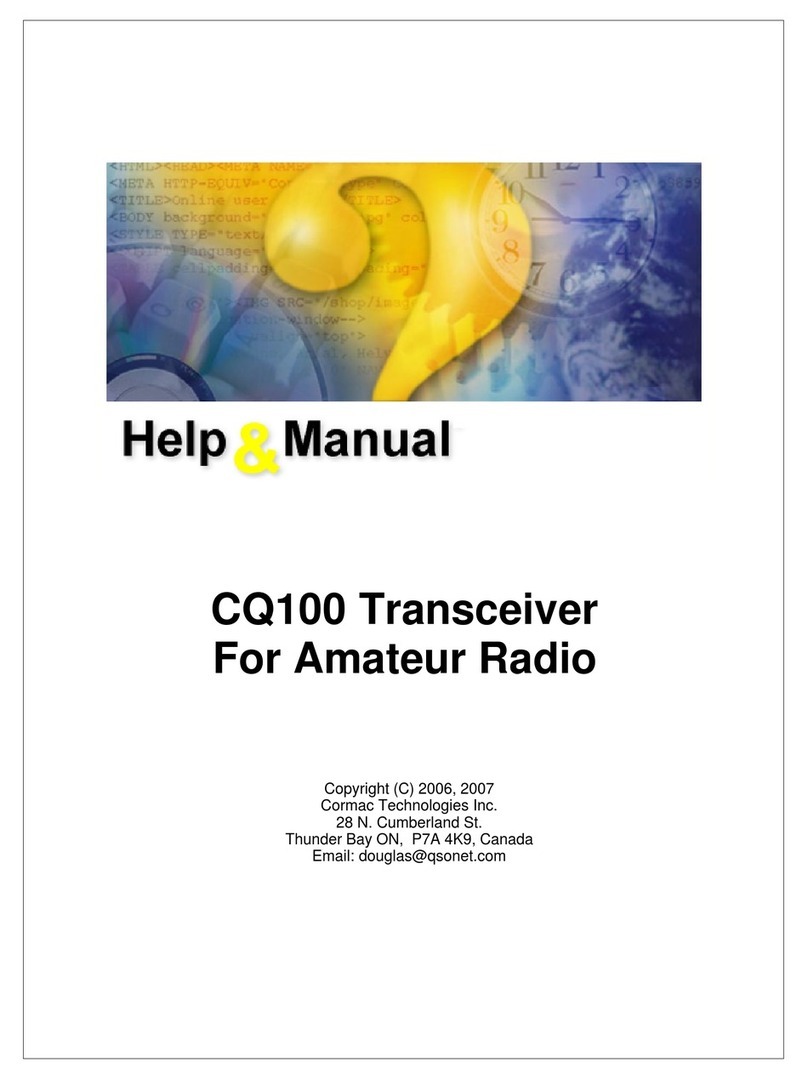 Cormac CQ100 instruction manual