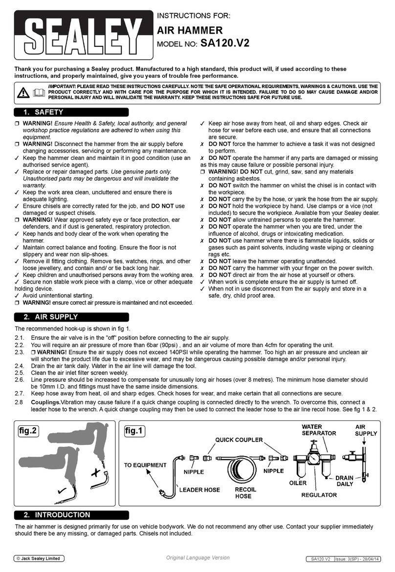 Sealey SA120.V2 User manual