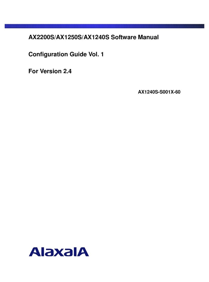Alaxala AX2200S Series Configuration guide
