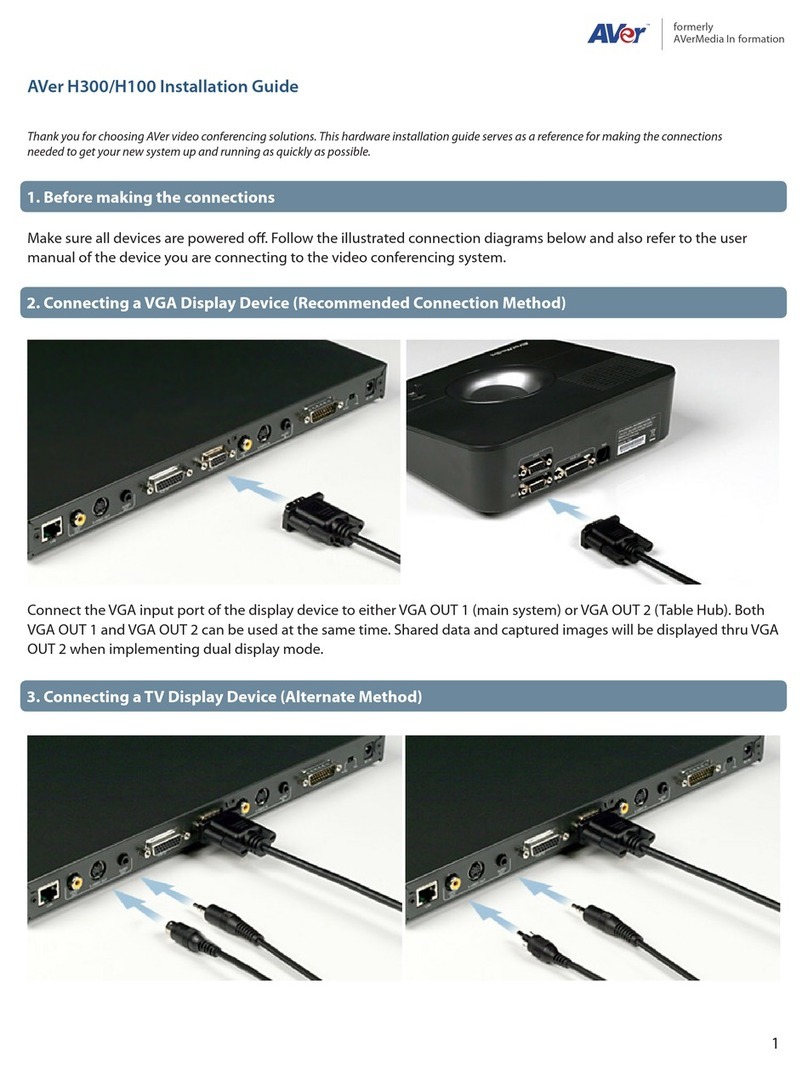 AVer H300 User manual