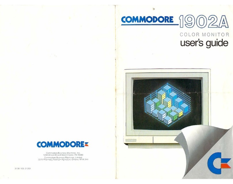 Commodore 1902A User manual Commodore 1902A User manual