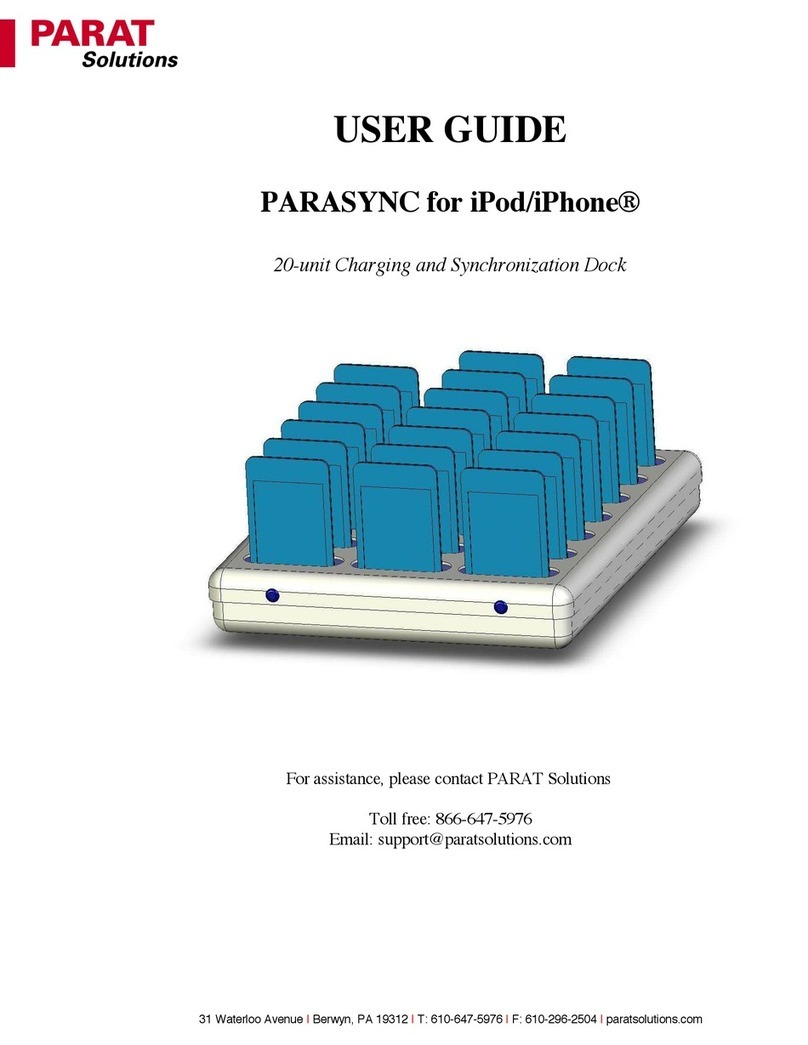 Parat PARASYNC for iPod/iPhone User manual