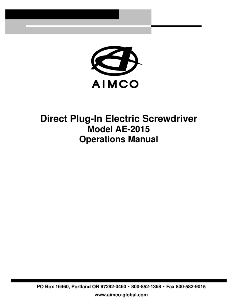 Aimco AE-2015 User manual