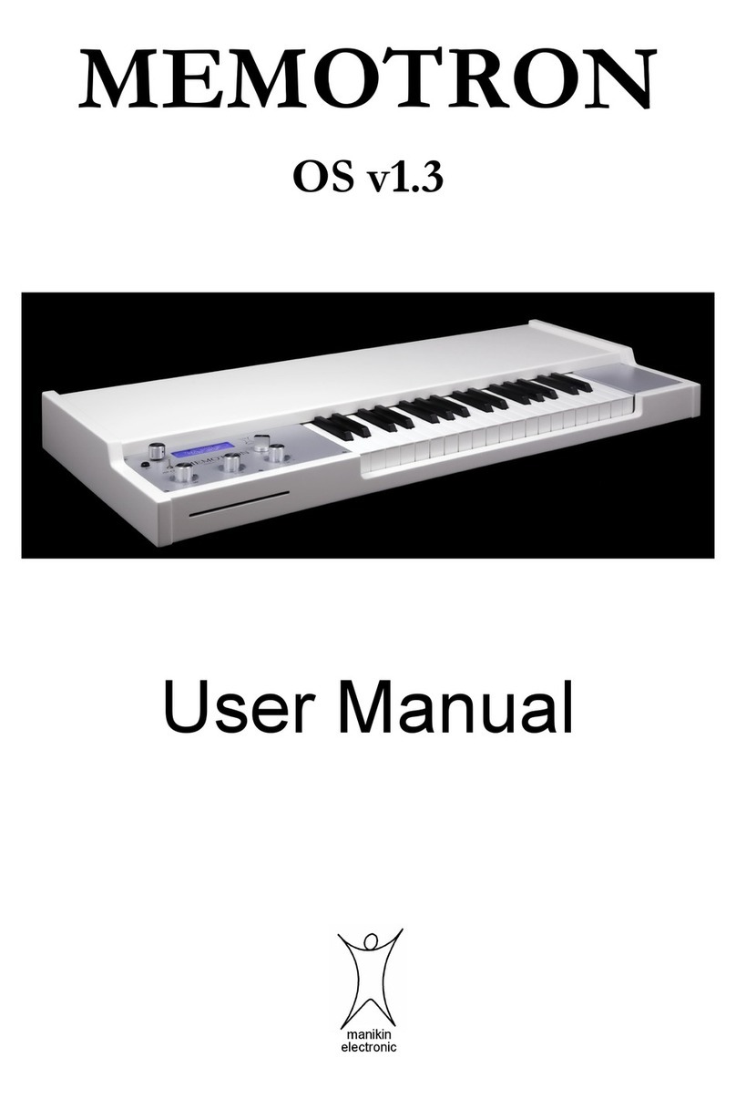 Manikin Memotron user manual