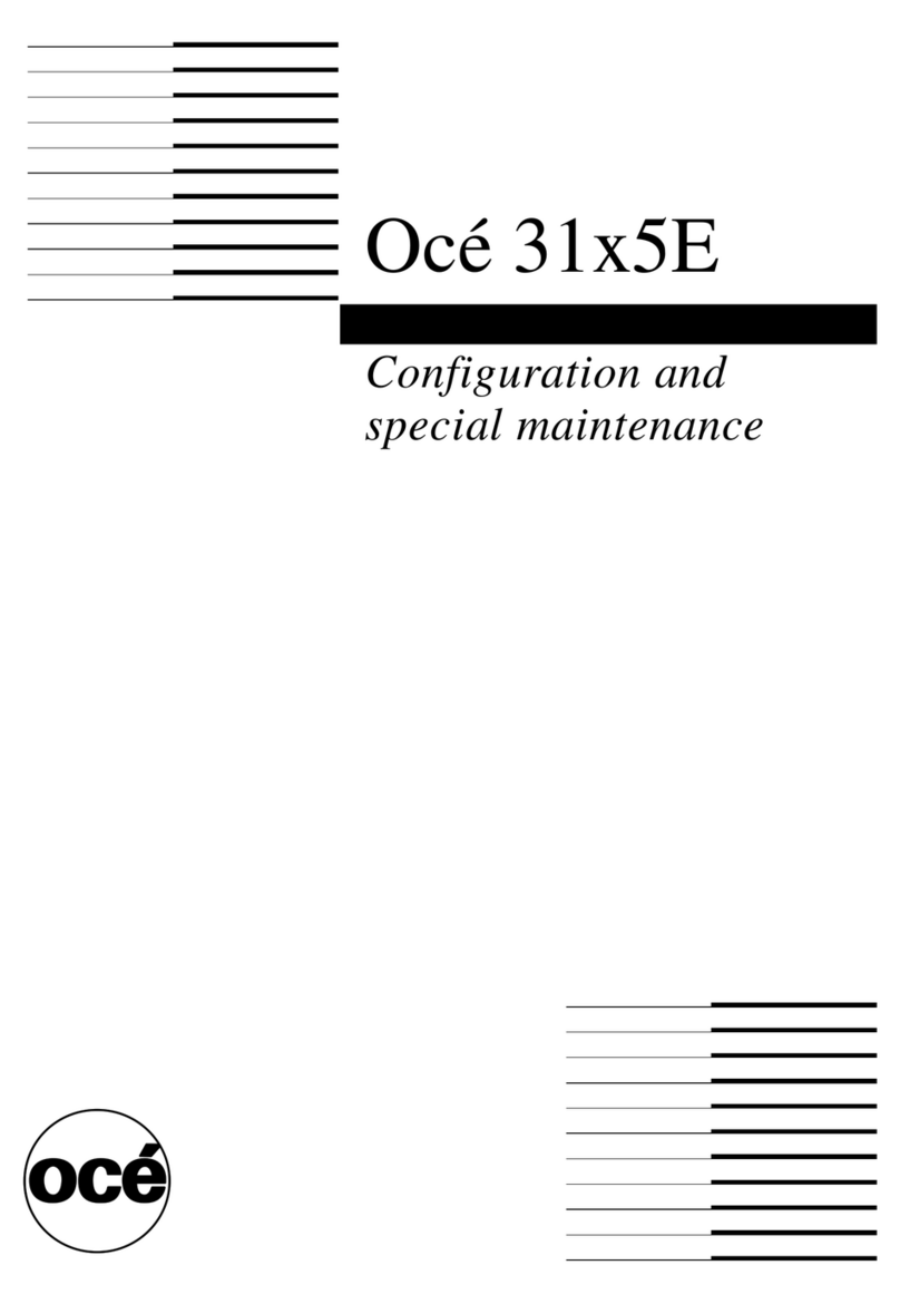 Oce 31x5E User manual
