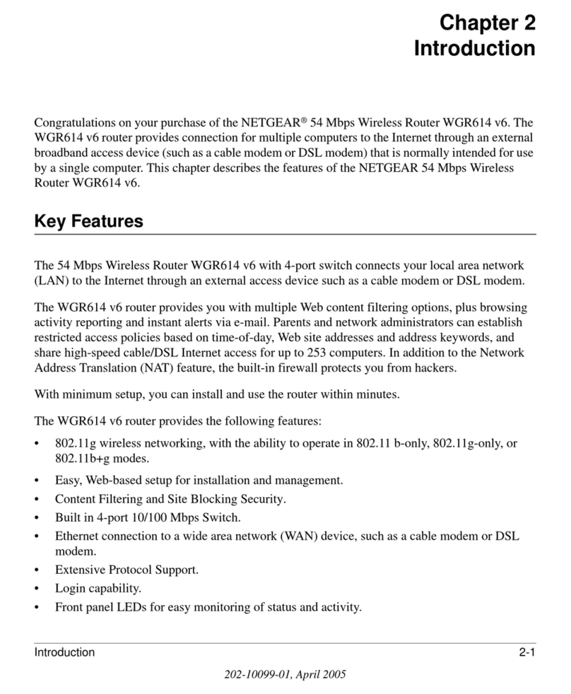 NETGEAR WGR614 User manual