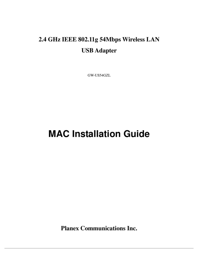 Planex GW-US54GZL installation guide Planex GW-US54GZL installation guide