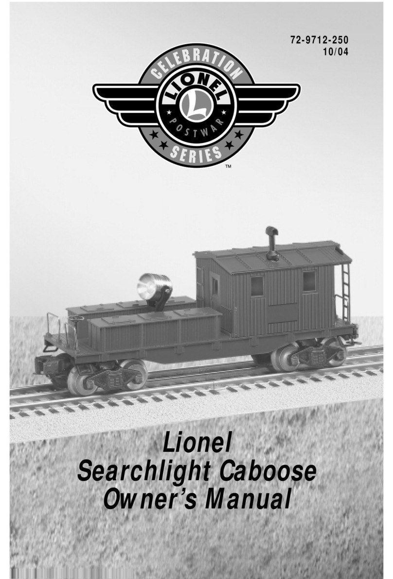 Lionel Searchlight Caboose owner's manual