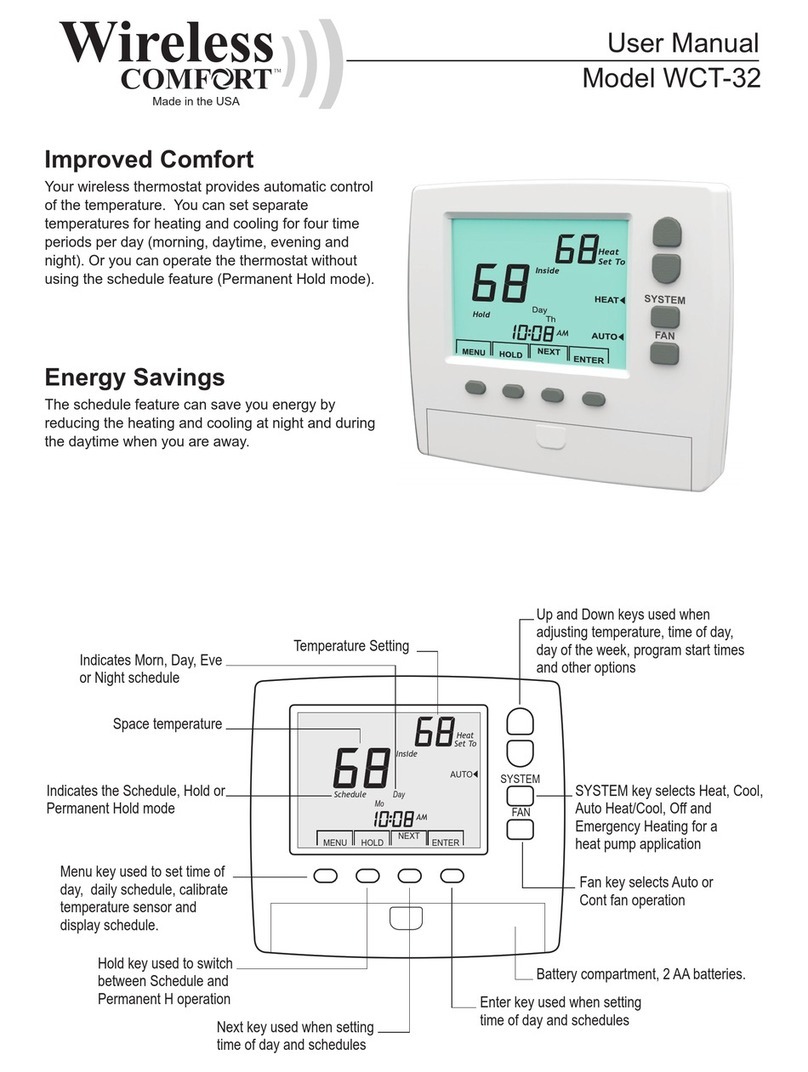 Jackson Systems Wireless Comfort WCT-32 User manual
