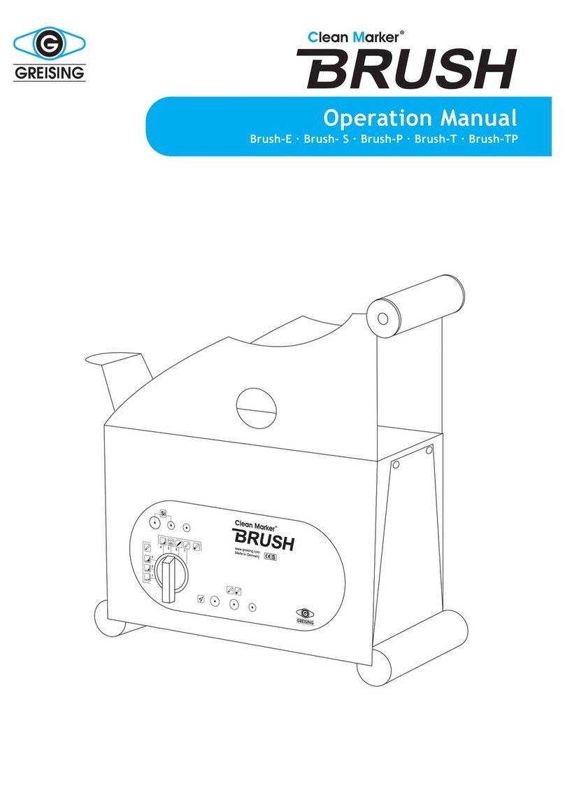 Clean Marker Brush-E Operation manual