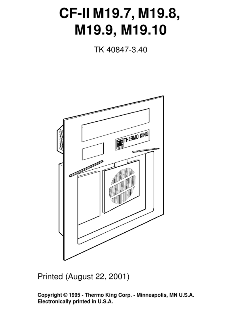 Thermo King CF-II M19.7 Reference sheet