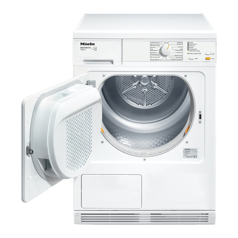 Miele T 8812 C operating instructions
