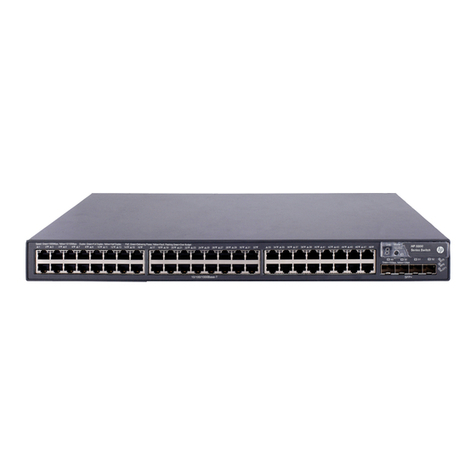 HP 5800-48G with 2 Slots User manual HP 5800-48G with 2 Slots User manual
