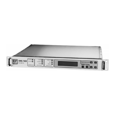 Comtech EF Data SMS-7000 User manual