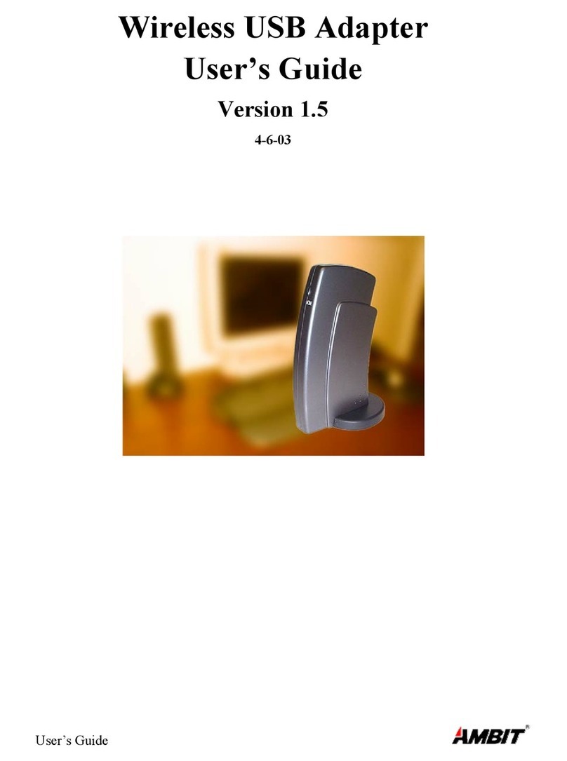 Ambit Wireless USB Adapter user guide