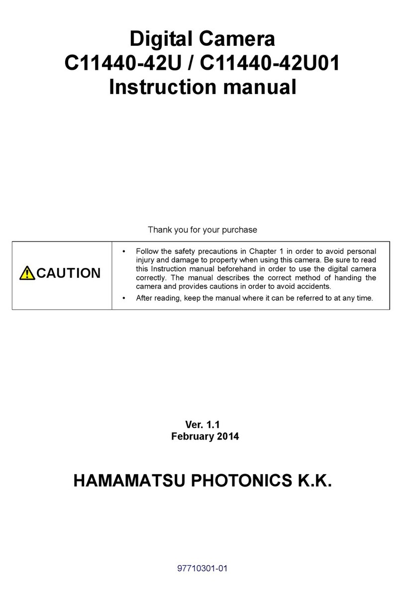 Hamamatsu Photonics C11440-42U instruction manual