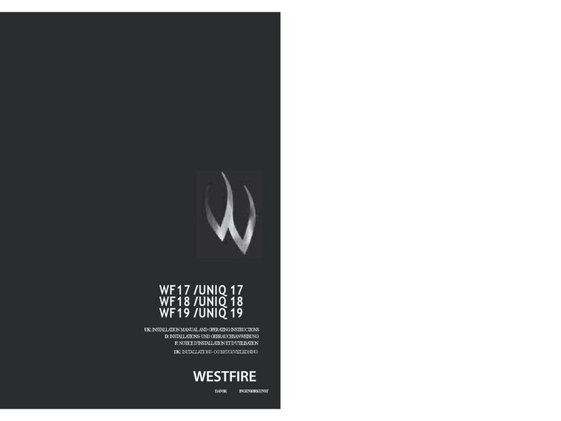 Westfire WF17 /UNIQ 17 Installation manual and operating instructions