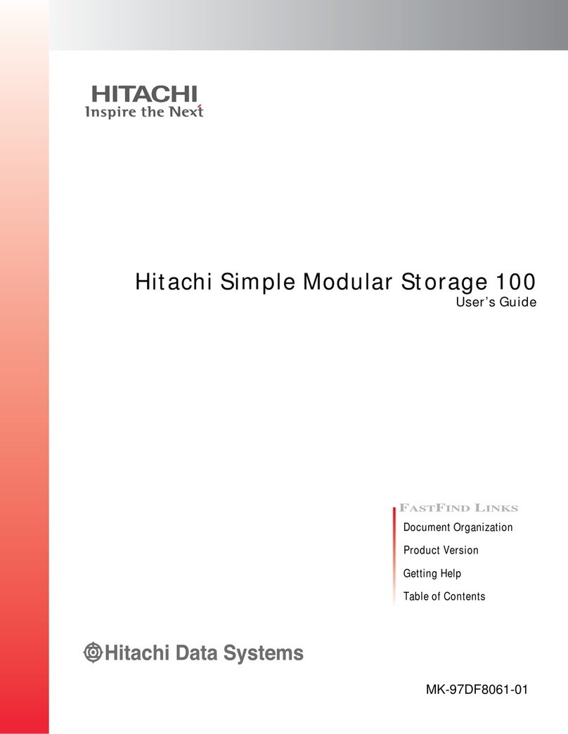 Hitachi Simple Modular Storage 100 User manual