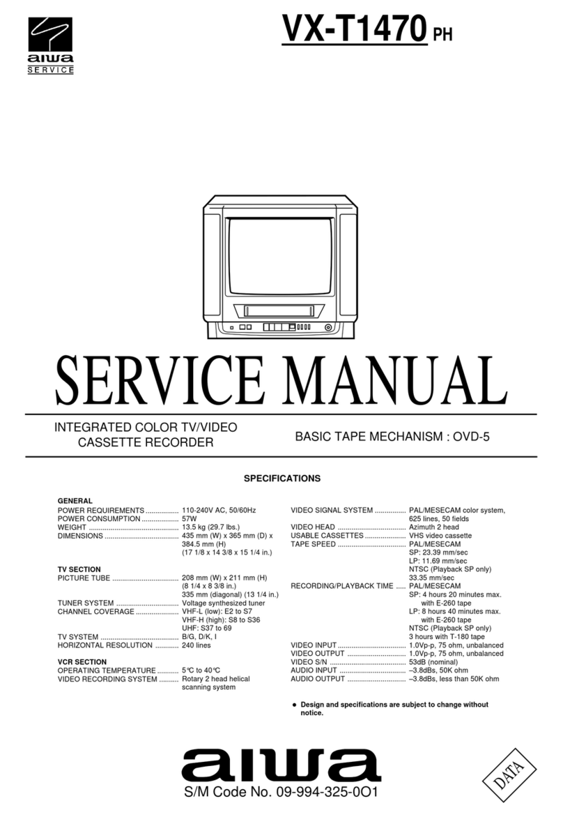 Aiwa VX-T1470PH Service manual