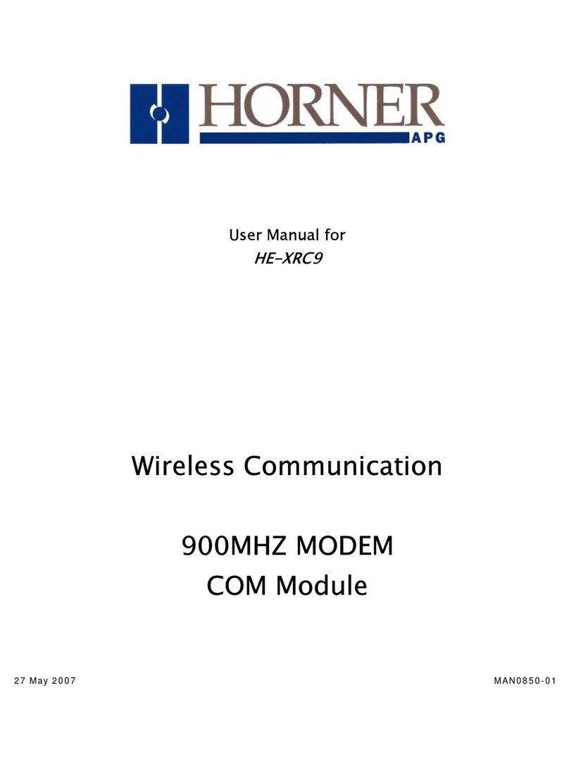 HORNER HE-XRC9 user manual