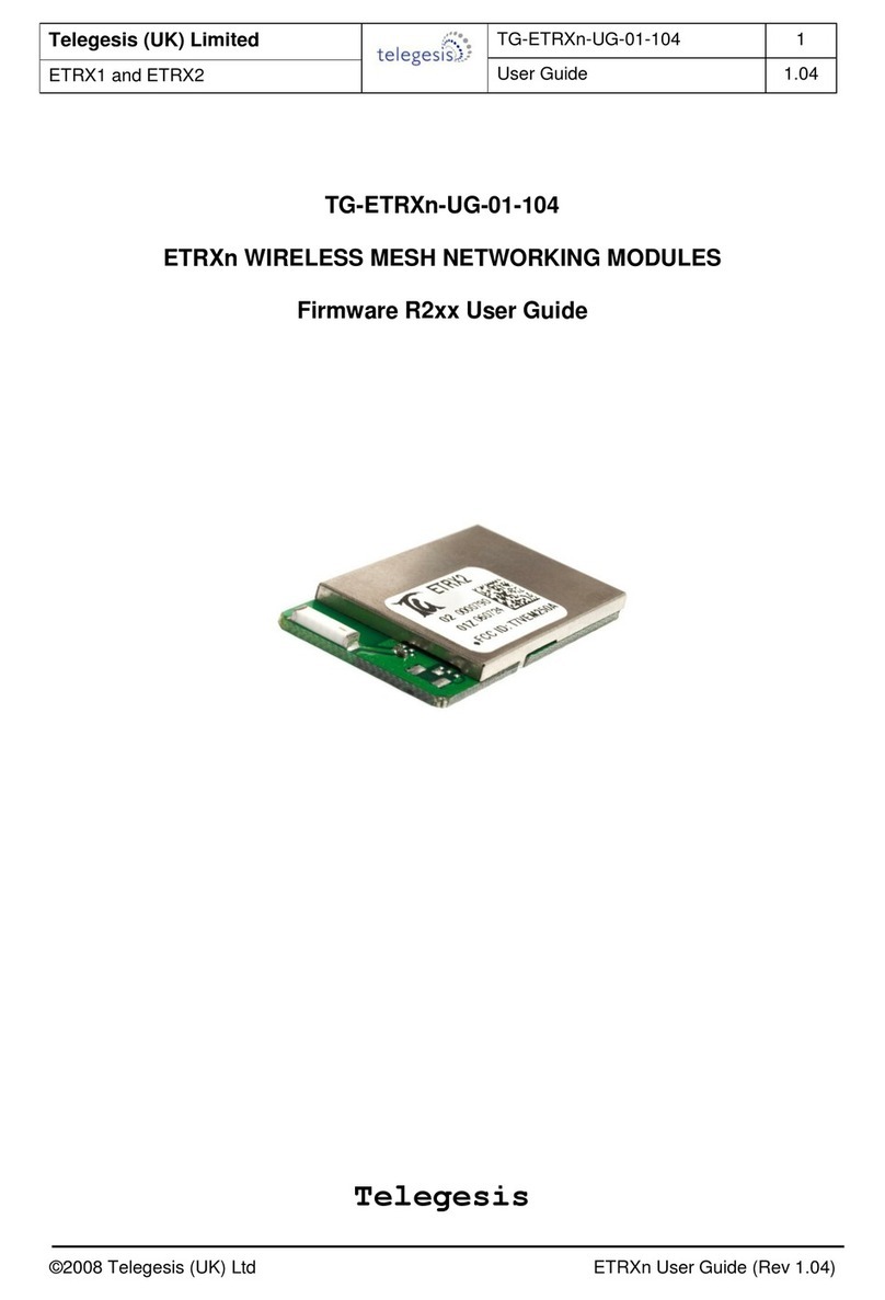 Telegesis TG-ETRXn-UG-01-104 user guide