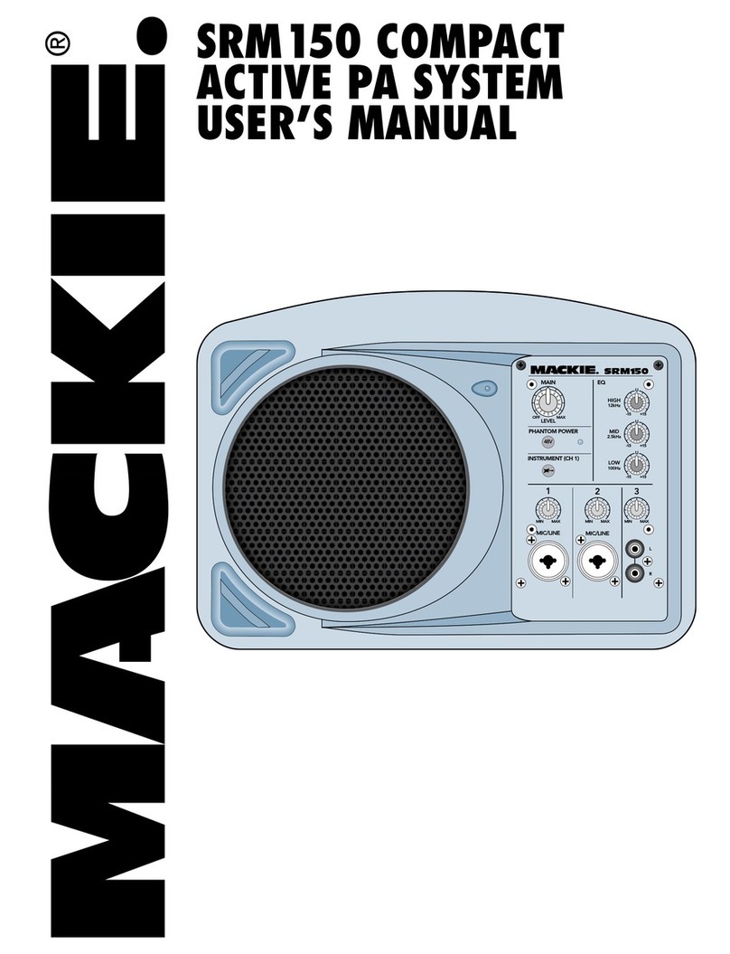 Mackie SRM 150 Compact user manual