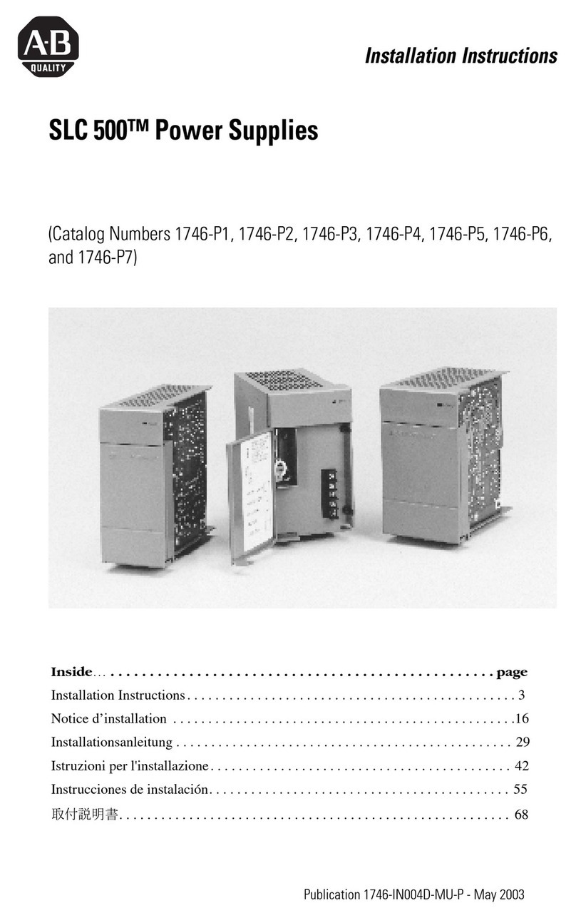 AB Quality 1746-P1 installation instructions