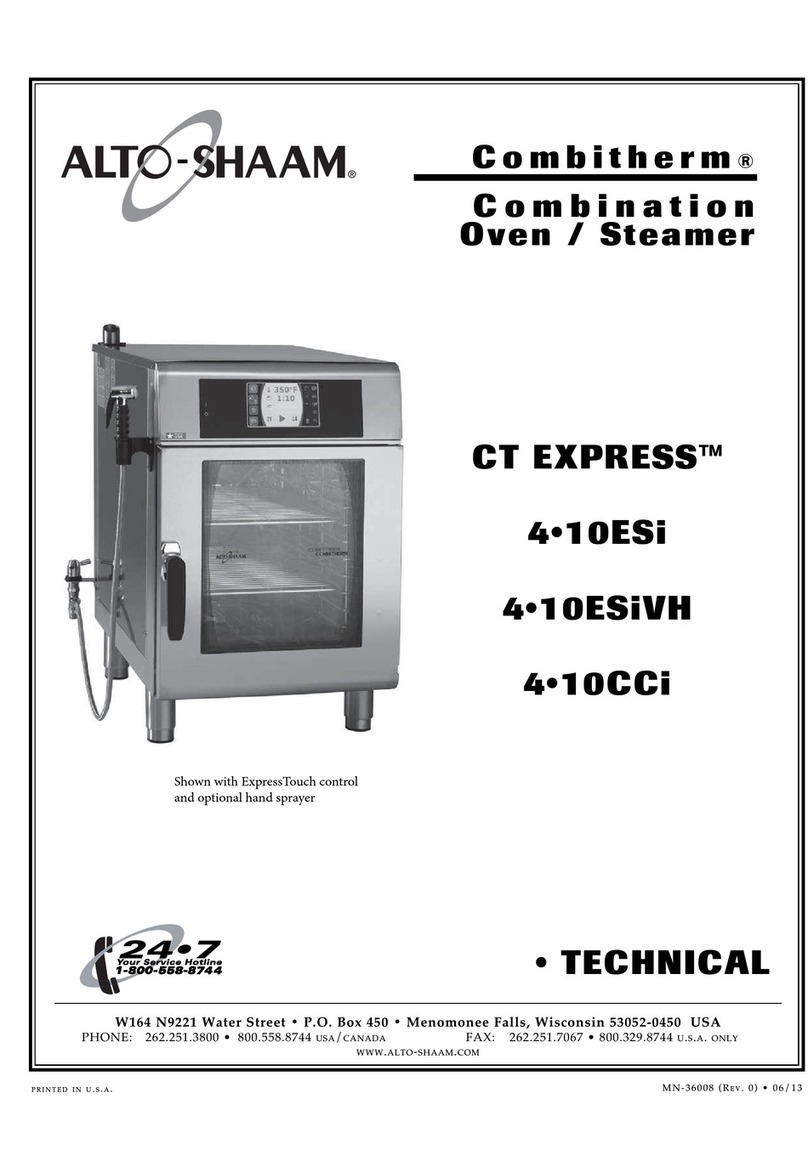 Alto-Shaam 4-20 ESi Operating manual
