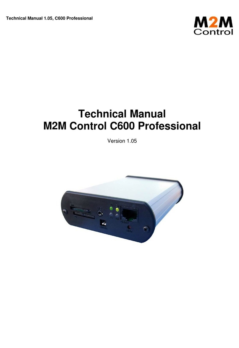 M2M C600 User manual