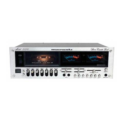 Marantz 5220 User manual