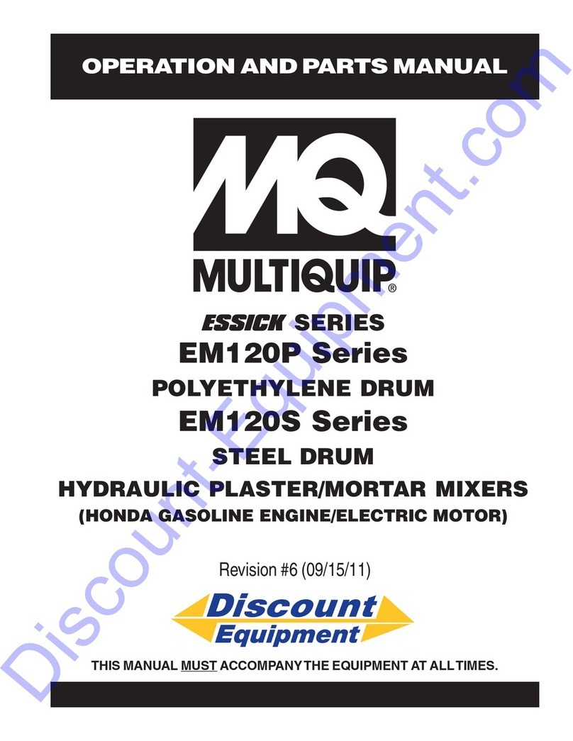 MULTIQUIP Essick Series Operation and parts manual