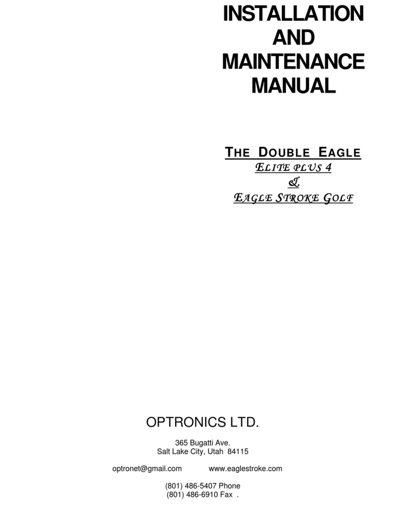Par T Golf Double Eagle Elite Plus 4 Installation and maintenance manual