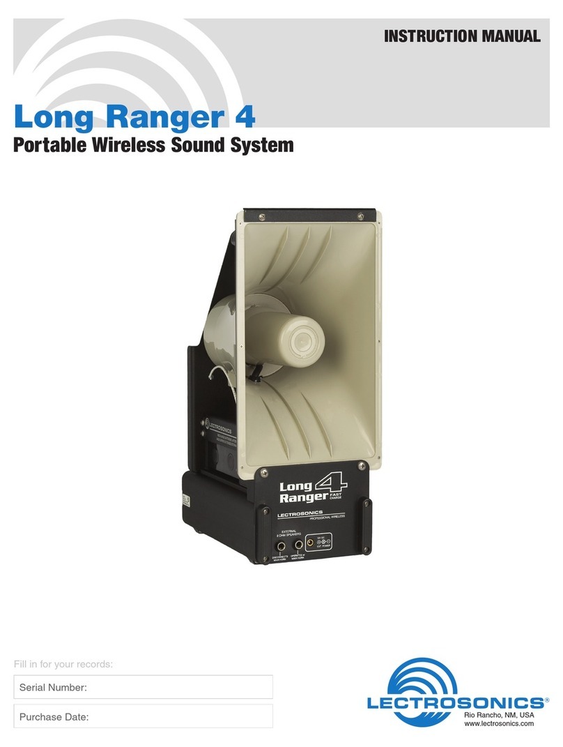 Lectrosonics Long Ranger 4 User manual