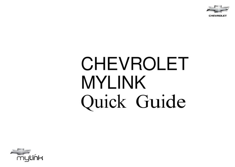 Chevrolet MyLink quick guide