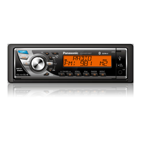Panasonic CQ-RXBT490W User manual