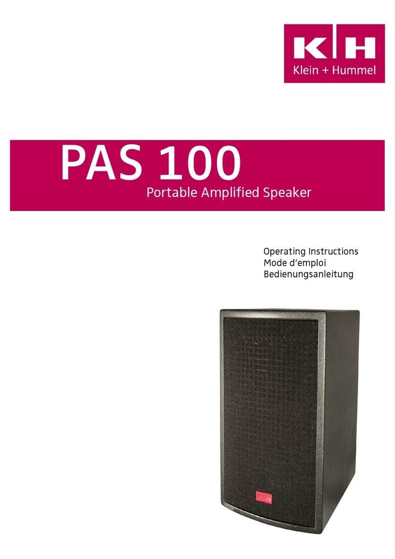 K + H PAS 100 User manual