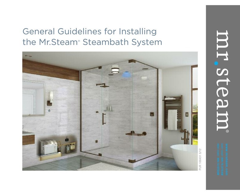 mr. steam Steambatch System User manual