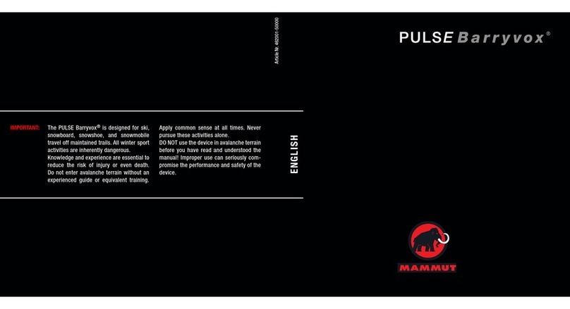 Mammut PULSE Barryvox User manual