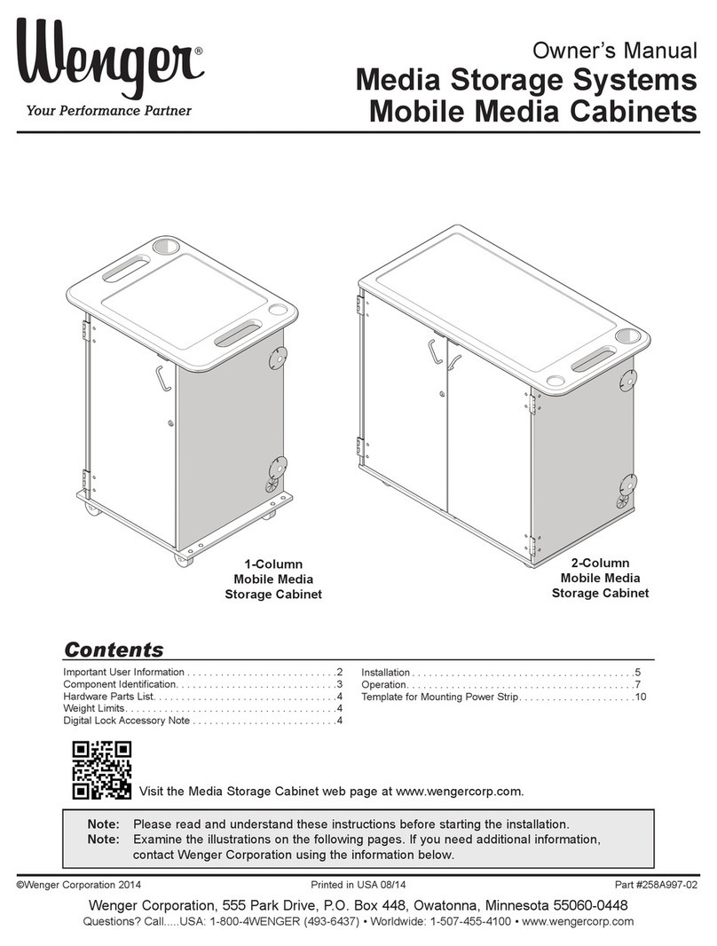 Wenger 1-Column owner's manual